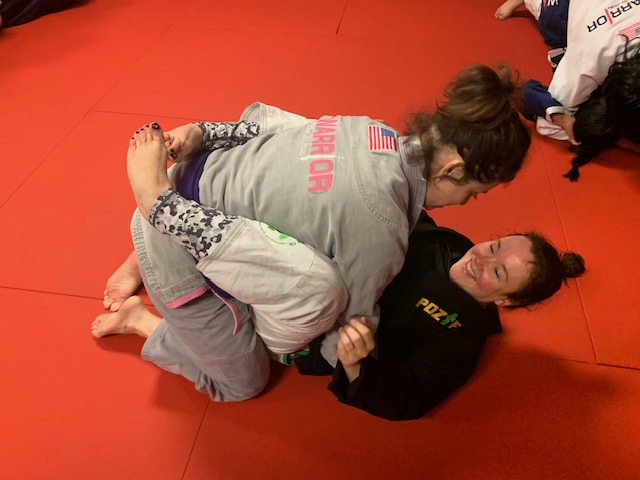 Women training BJJ at Warrior BJJ Academy Kennesaw GA